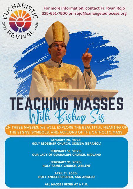 Teaching Masses w/ Bishop Michael J. Sis