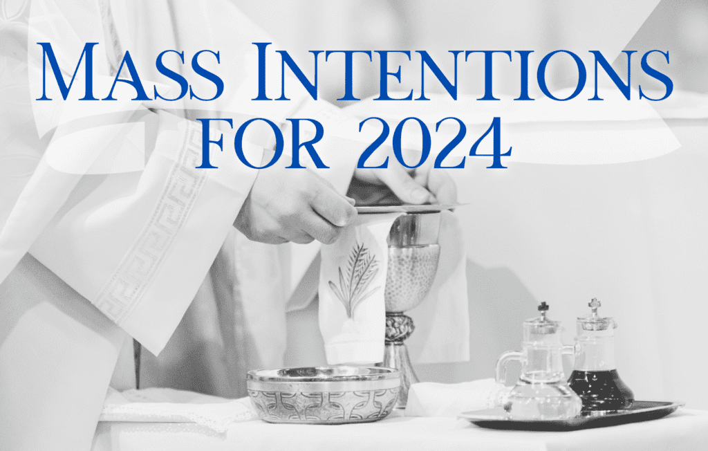 Mass Intentions for 2024