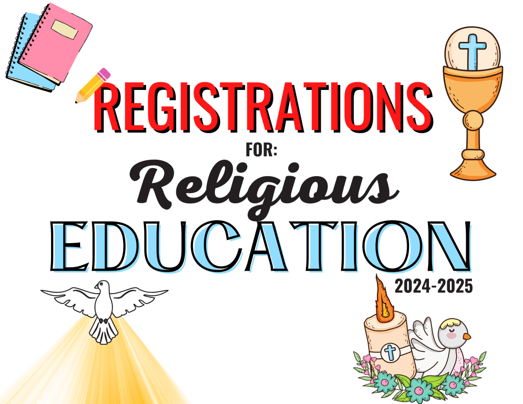 Religious Education Registrations